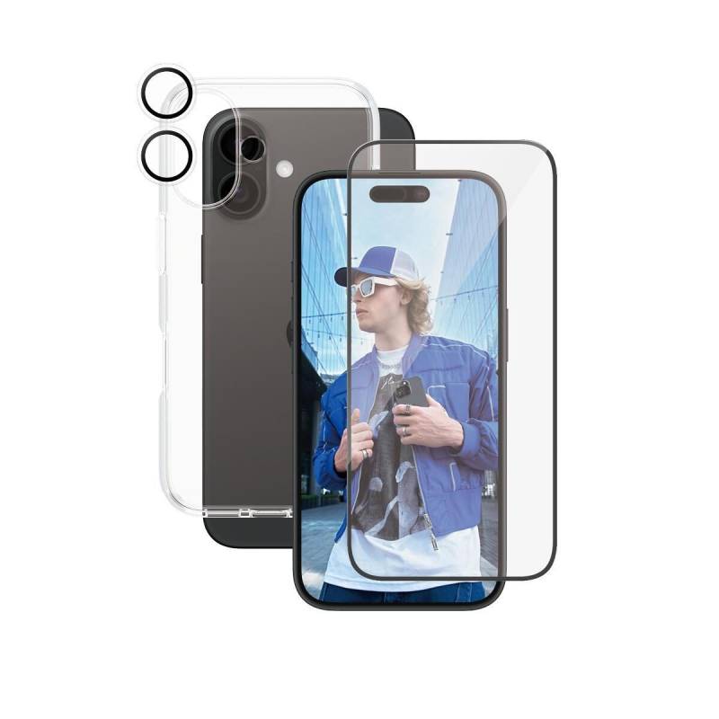 CARE by PanzerGlass® Flagship 3-in-1 Schutzset für iPhone 16 von PanzerGlass™