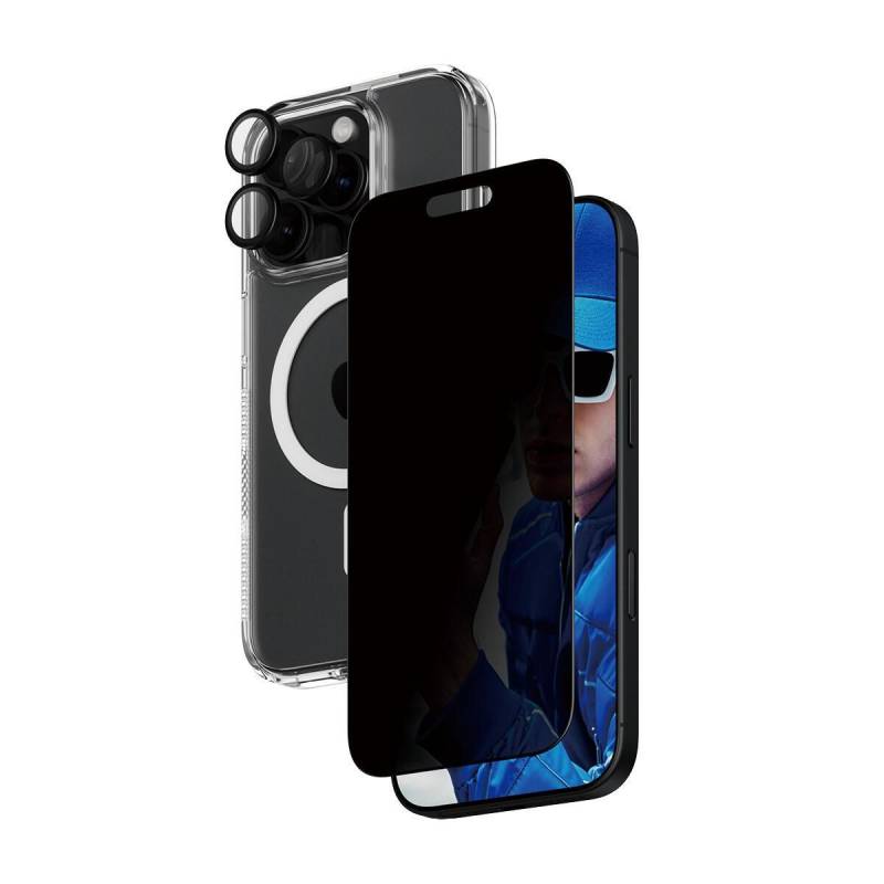 PanzerGlass® 3-in-1 Privacy Protection Schutzset für iPhone 16 Pro von PanzerGlass™