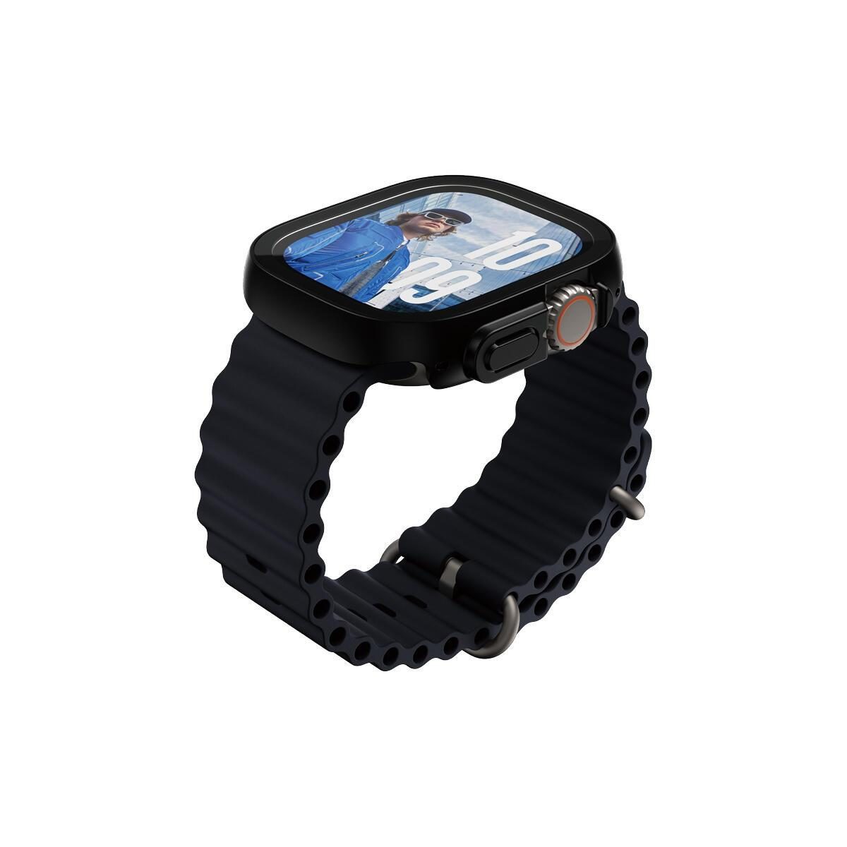 PanzerGlass® Displayschutz Snappie Full Body Slim Schwarz für Apple Watch Ult... von PanzerGlass™