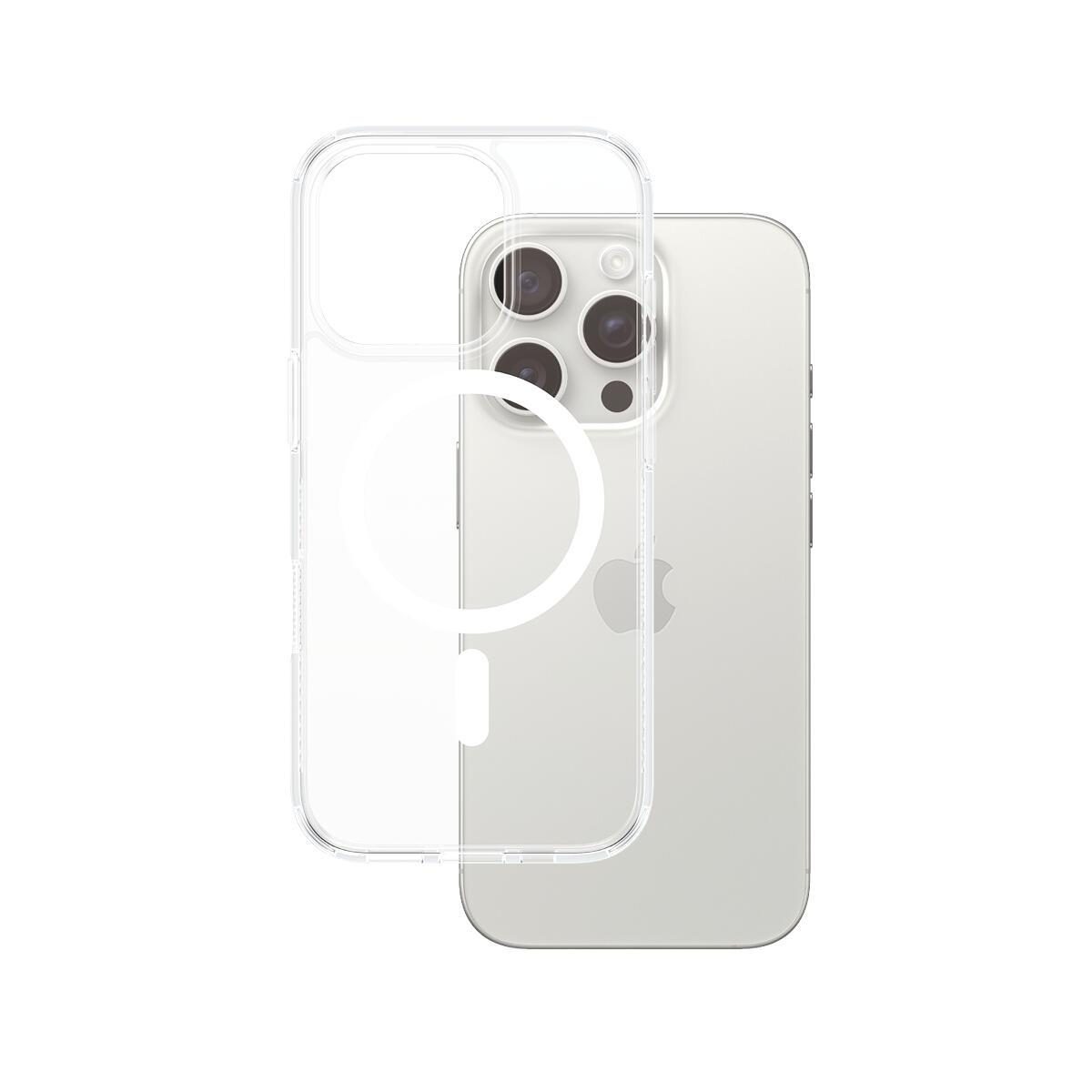 PanzerGlass® HardCase Transparent Weiß MagSafe für iPhone 16 Pro von PanzerGlass™
