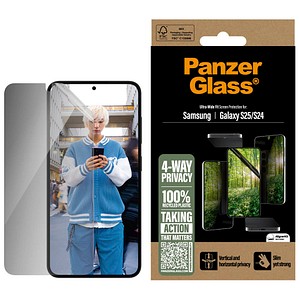 PanzerGlass™ 4-WAY PRIVACY Display-Schutzglas für Samsung Galaxy S25 von PanzerGlass™
