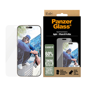PanzerGlass™ Classic Fit Display-Schutzglas für Apple iPhone 16 Pro Max von PanzerGlass™