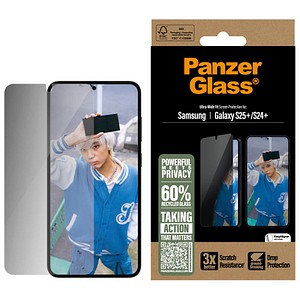 PanzerGlass™ Display-Schutzglas für Samsung Galaxy S25+ von PanzerGlass™