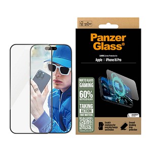 PanzerGlass™ GAMING Display-Schutzglas für Apple iPhone 16 Pro von PanzerGlass™