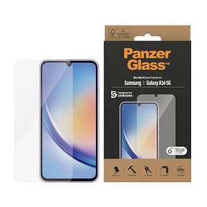 PanzerGlass™ Ultra Wide Fit Display-Schutzglas für Samsung Galaxy A34 5G von PanzerGlass™