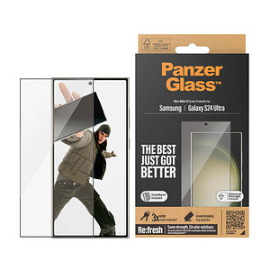 PanzerGlass™ Ultra Wide Fit Display-Schutzglas für Samsung Galaxy S24 Ultra von PanzerGlass™
