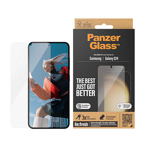 PanzerGlass™ Ultra Wide Fit Display-Schutzglas für Samsung Galaxy S24 von PanzerGlass™