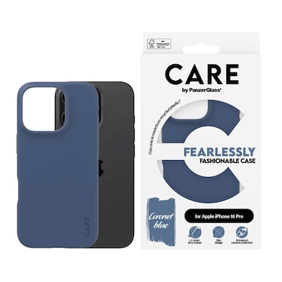 CARE by PanzerGlass® Fashionable Case Blau iPhone 16 Pro von PanzerGlass