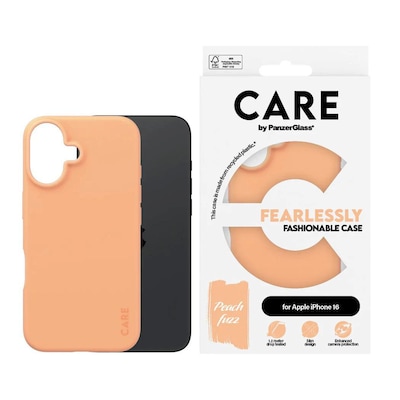 CARE by PanzerGlass® Fashionable Case Peachy iPhone 16 von PanzerGlass