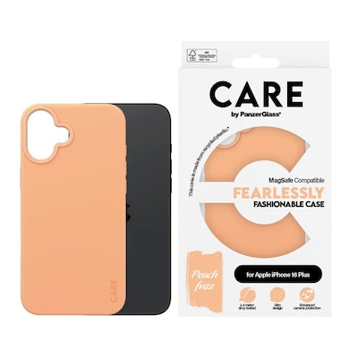 CARE by PanzerGlass® Fashionable Case Peachy m. MagSafe iPhone 16 Plus von PanzerGlass