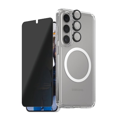 CARE by PanzerGlass® Flagship 3-in-1 Privacy Bundle Samsung Galaxy S25 von PanzerGlass