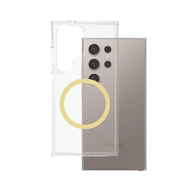 CARE by PanzerGlass® Flagship Case Clear w. Chardonnay QI Galaxy Ultra von PanzerGlass