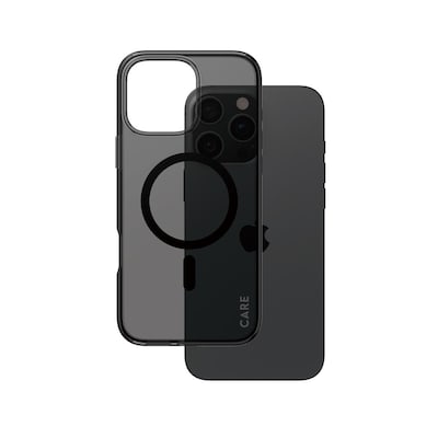 CARE by PanzerGlass® Flagship Case Smokey Urban Combat m. Schwarz MagSafe iPhone 16 Pro Max von PanzerGlass