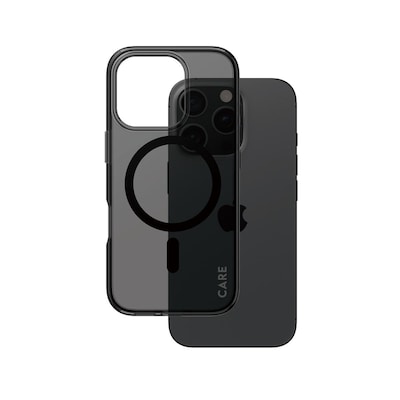 CARE by PanzerGlass® Flagship Case Smokey Urban Combat m. Schwarz MagSafe iPhone 16 Pro von PanzerGlass