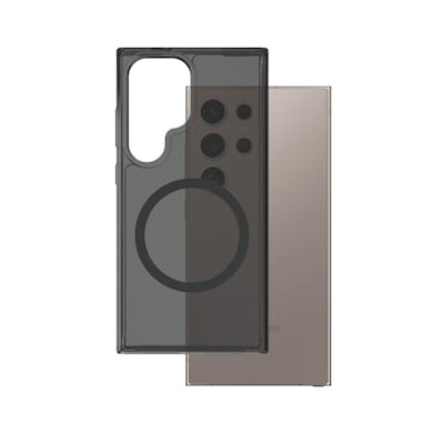 CARE by PanzerGlass® Flagship Case Smokey w. Black QI Compatible Galaxy S25 Ultra von PanzerGlass