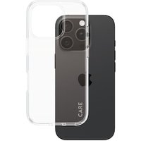 CARE by PanzerGlass® Flagship Case Transparent Urban Combat m. Klarer Rahmen iPhone 16 Pro von PanzerGlass