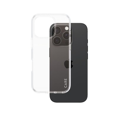 CARE by PanzerGlass® Flagship Case Transparent Urban Combat m. Klarer Rahmen iPhone 16 Pro von PanzerGlass