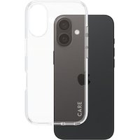 CARE by PanzerGlass® Flagship Case Transparent Urban Combat m. Klarer Rahmen iPhone 16 von PanzerGlass