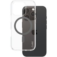 CARE by PanzerGlass® Flagship Case Transparent Urban Combat m. Schwarz MagSafe iPhone 16 Pro von PanzerGlass