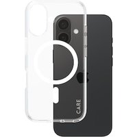 CARE by PanzerGlass® Flagship Case Transparent Urban Combat m. Weiß MagSafe iPhone 16 von PanzerGlass