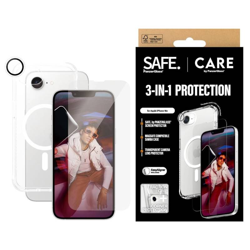 CARE by PanzerGlass - Fashion 3-in-1 Bundle - iPhone 16e von PanzerGlass