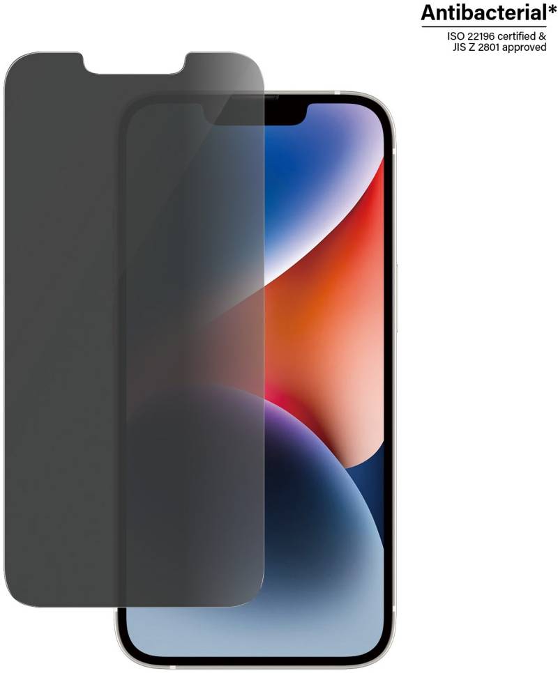 Displayschutz Privacy Antibakt. für iPhone 14/13/13 Pro von PanzerGlass