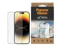 PanzerGlass™ | Antireflex - Skærmbeskytter für Mobiltelefone - ultraweite Passform - rammefarve sort | Apple iPhone 14 Pro von PanzerGlass