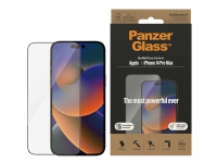 PanzerGlass™ | Case-Friendly - Skærmbeskytter für Mobiltelefone - Edge-to-Edge fit - rammefarve sort | Apple Iphone 14 Pro max von PanzerGlass