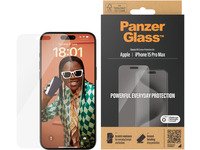 PanzerGlass™ | Classic-Fit - Displayschutz für Mobiltelefon - Kristallklar | Apple iPhone 15 Pro Max von PanzerGlass