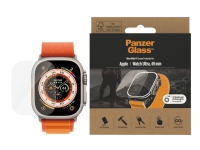 PanzerGlass™ | Displayschutzfolie für Smartwatch - Glas - Kristallklar | Apple Watch Ultra (49 mm) von PanzerGlass