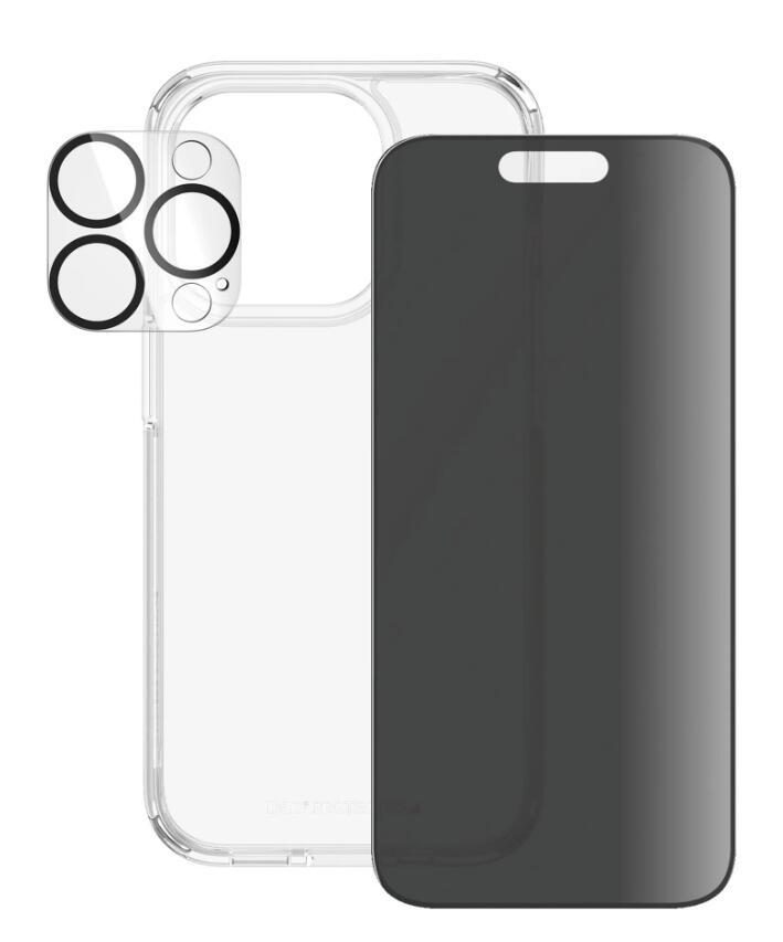 PanzerGlass™ Privacy 3-in-1 Set - iPhone 15 Pro von PanzerGlass