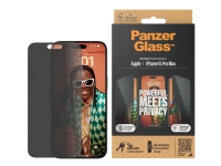 PanzerGlass™ | Privacy Edition – Displayschutzfolie – Ultraweite Passform | Apple iPhone 15 Pro Max von PanzerGlass