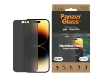 PanzerGlass™ | Privacy Edition- Skærmbeskytter for mobiltelefon - Edge-to-Edge fit - rammefarve sort | Apple iPhone 14 Pro von PanzerGlass