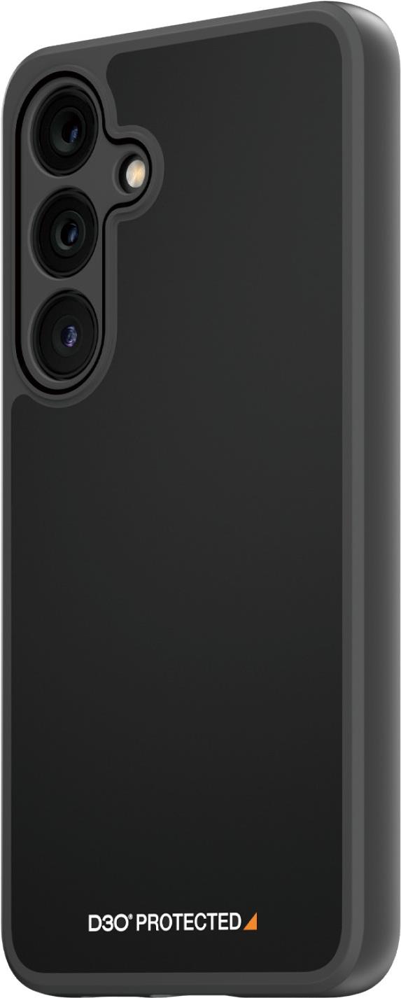PanzerGlass HardCase - Black Edition - hintere Abdeckung für Mobiltelefon - Polycarbonat, D3O Bio - Schwarz - für Samsung Galaxy S24 (1216) von PanzerGlass