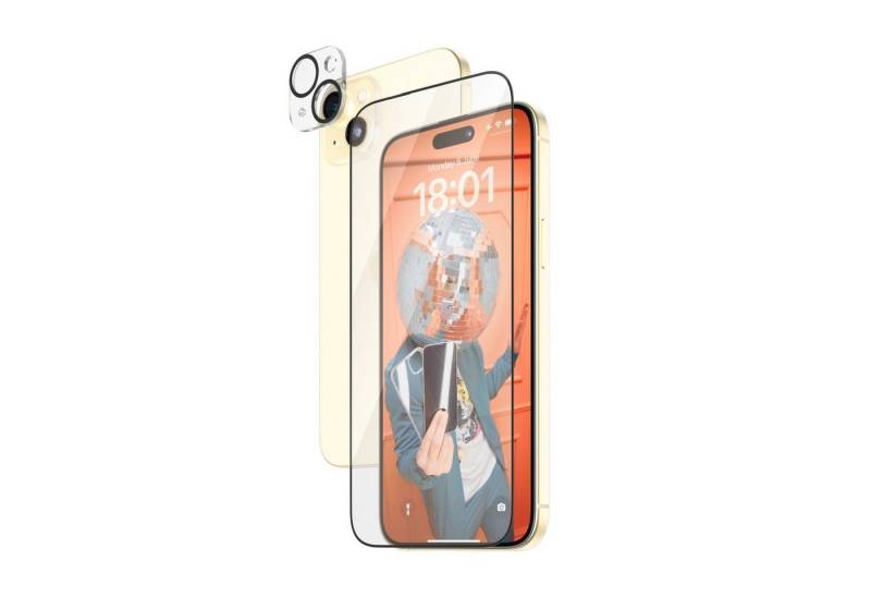 PanzerGlass Displayschutzglas 2-in-1-Pack Screen und Camera Protector für iPhone 15 Plus, Ultra Wide Fit von PanzerGlass