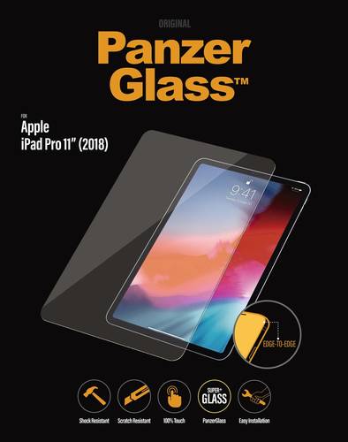 PanzerGlass 2655 Displayschutzglas Passend für Apple-Modell: iPad Pro 11, iPad Air 10.9 (2020), 1St. von PanzerGlass