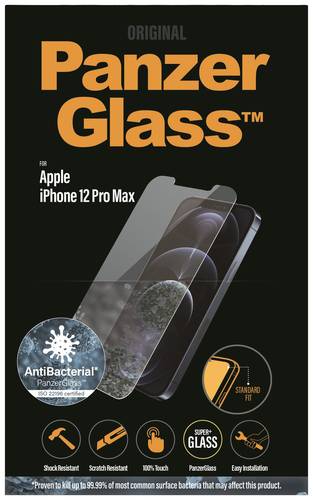 PanzerGlass 2709 Displayschutzglas Passend für Handy-Modell: iPhone 12 Pro Max 1St. von PanzerGlass