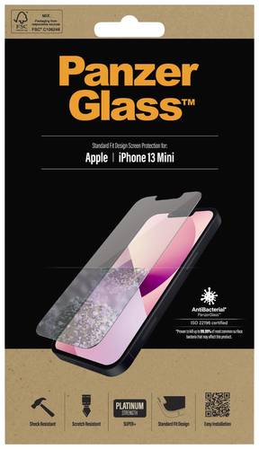 PanzerGlass 2741 Displayschutzglas Passend für Handy-Modell: iPhone 13 mini 1St. von PanzerGlass