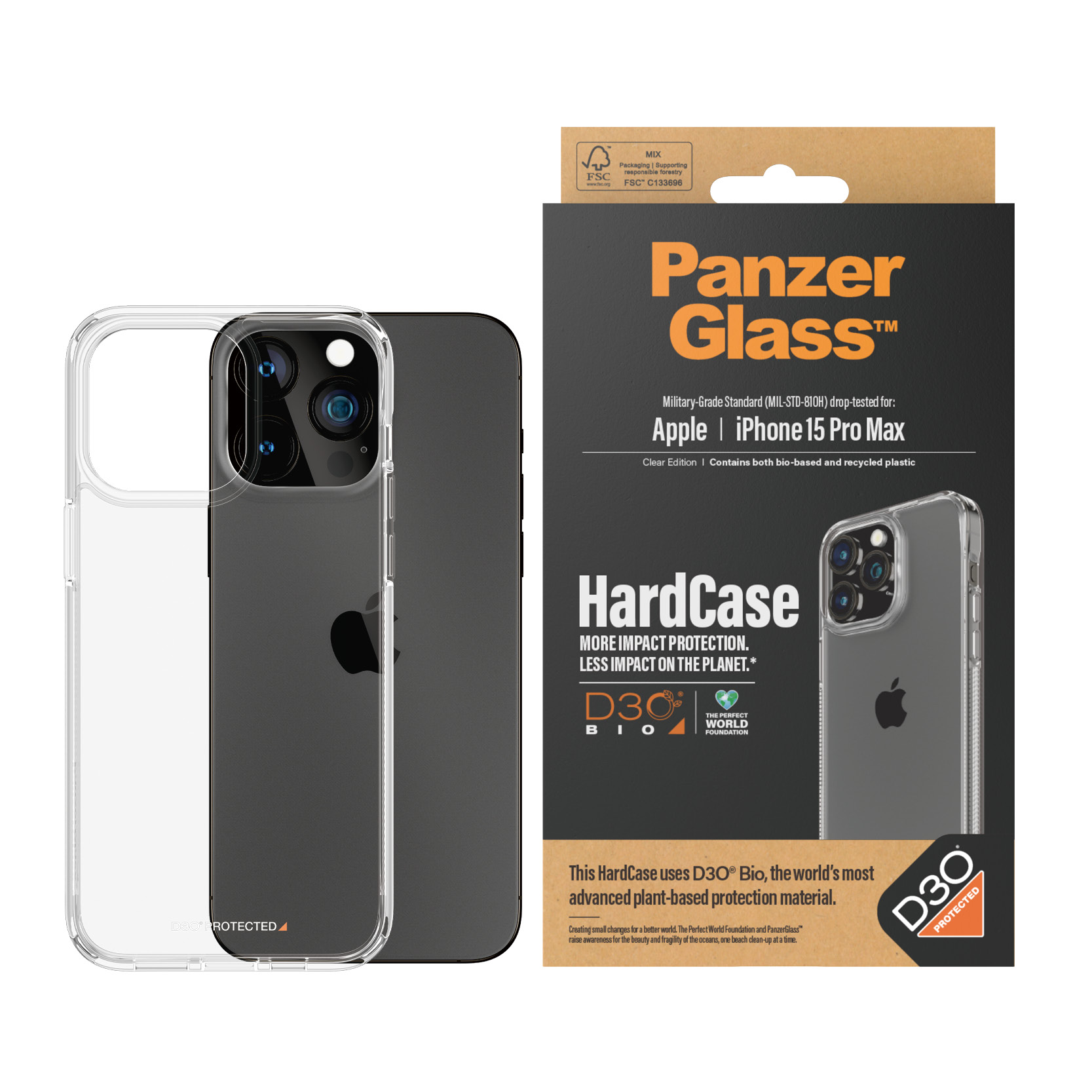 PanzerGlass - Apple IPhone 15 Pro Max HardCase mit D3O PanzerGlass - Apple IPhone 15 Pro Max HardCase mit D3O von PanzerGlass