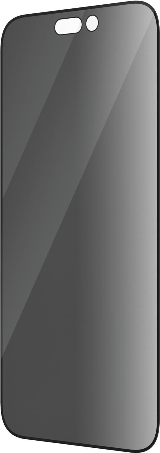 PanzerGlass - Bildschirmschutz f�r Handy - ultra-wide fit - Glas - mit Sichtschutzfilter - Rahmenfarbe schwarz - f�r Apple iPhone 14 Pro (P2784) von PanzerGlass