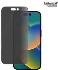 PanzerGlass - Bildschirmschutz für Handy - ultra-wide fit - Glas - mit Sichtschutzfilter - 6.1 - Rahmenfarbe schwarz - für Apple iPhone 14 Pro (P2772) von PanzerGlass