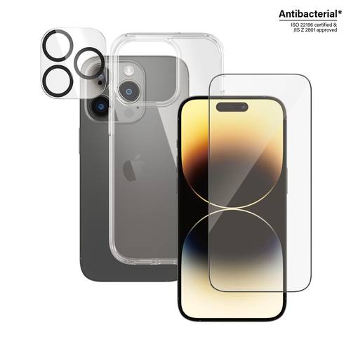 PanzerGlass Bundle Clear Glass+Case Displayschutzglas iPhone 14 Pro 1 St. B0402+2784 von PanzerGlass