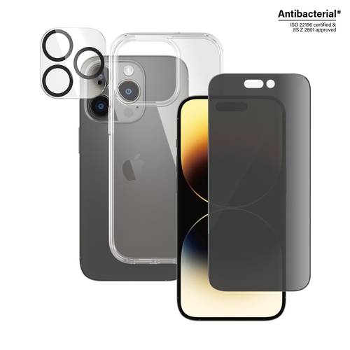 PanzerGlass Bundle Privacy Glass+Case Displayschutzglas iPhone 14 Pro 1 St. B0402+P2784 von PanzerGlass