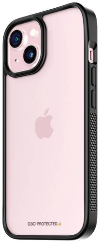 PanzerGlass ClearCase with D3O Backcover Apple iPhone 15 Transparent, Schwarz Induktives Laden von PanzerGlass