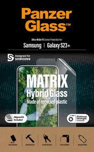 PanzerGlass  Displayschutz Samsung Galaxy S23+ - Ultra-Wide Fit m. AlignerKit - Samsung - Samsung - Galaxy S23+ - Trockene Anwendung - Kratzresistent - Schockresistent - Antibakteriell - Transparent - 1 Stück(e) (7319) von PanzerGlass