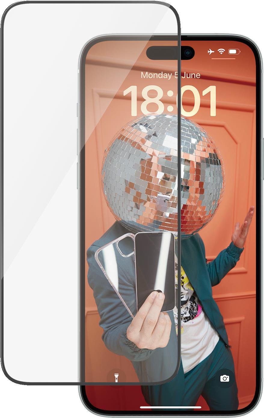 PanzerGlass  Displayschutz iPhone 15 Plus - Ultra-Wide Fit m. EasyAligner - Apple - Apple - iPhone 15 Plus - Trockene Anwendung - Schockresistent - Transparent - 1 Stück(e) (2811) von PanzerGlass