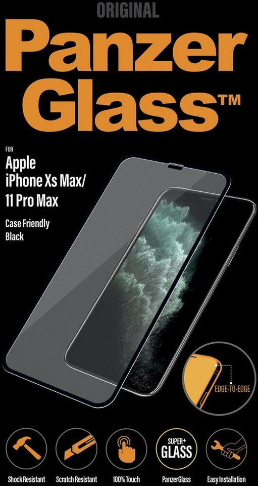 PanzerGlass Displayschutzfolie PanzerGlass E2E iPhone 11 Pro Max, CF, Black. PanzerGlass Displayschutzfolie PanzerGlass E2E iPhone 11 Pro Max, CF, Black. von PanzerGlass