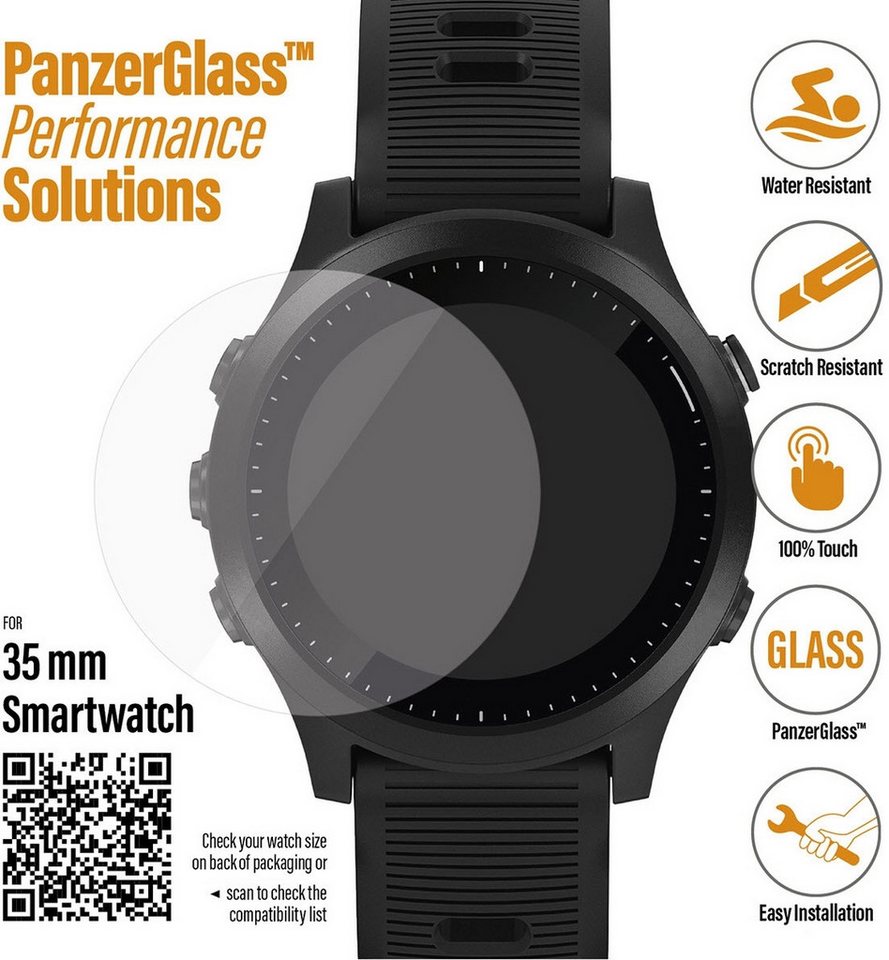 PanzerGlass Displayschutzfolie PanzerGlass für Smartwatch Garmin 35 mm z.B. Forerunner 245 PanzerGlass Displayschutzfolie PanzerGlass für Smartwatch Garmin 35 mm z.B. Forerunner 245 von PanzerGlass