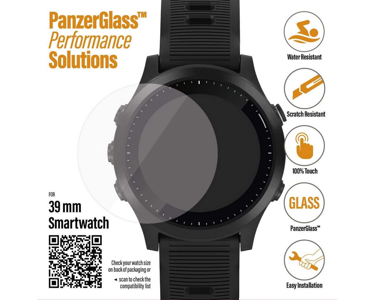 PanzerGlass Displayschutzfolie PanzerGlass für Smartwatch Garmin Forerunner 945, 39 mm. PanzerGlass Displayschutzfolie PanzerGlass für Smartwatch Garmin Forerunner 945, 39 mm. von PanzerGlass