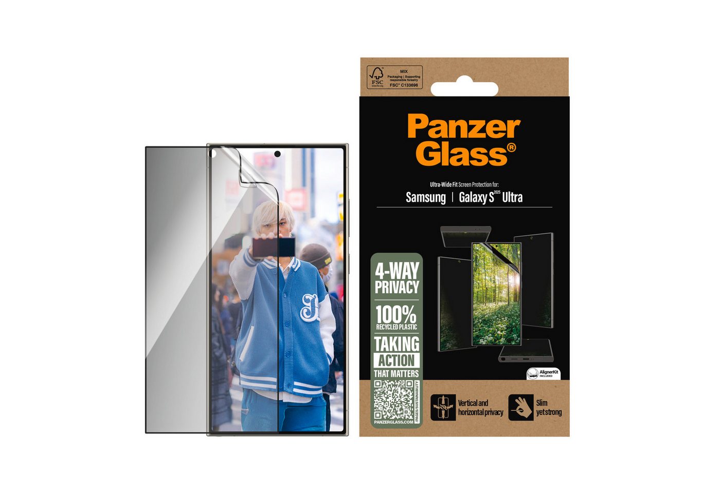 PanzerGlass Displayschutzfolie Ultra-Wide Fit Screen Protection für Samsung Galaxy S25 Ultra, Schutzfilm, Schutzfolie, Bildschirmschutz, kratz- & stoßfest PanzerGlass Displayschutzfolie Ultra-Wide Fit Screen Protection für Samsung Galaxy S25 Ultra, Schutzfilm, Schutzfolie, Bildschirmschutz, kratz- & stoßfest von PanzerGlass